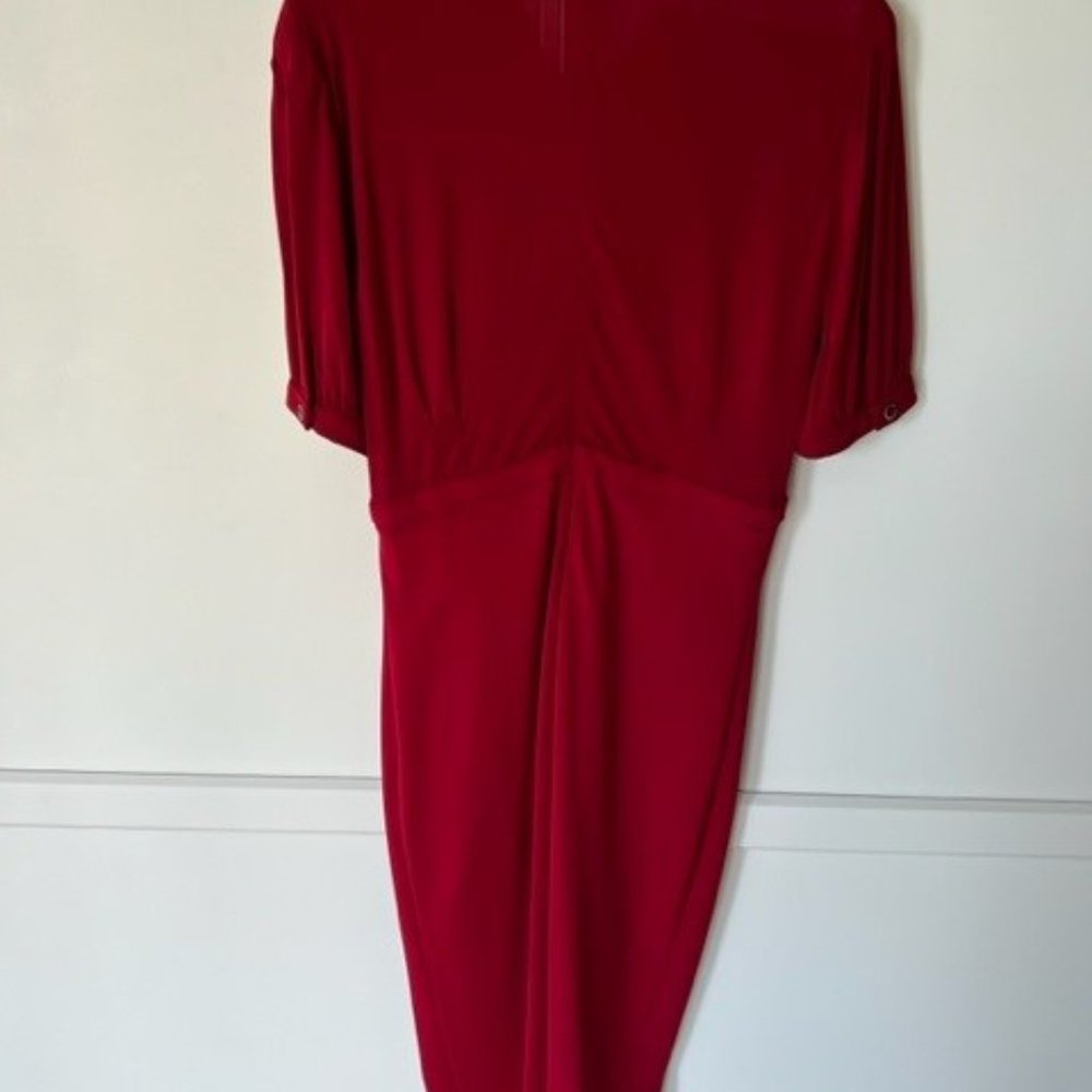 Gucci Knee Length from Office to Cocktail Dress - Red, Size 6 - Picture 2 of 5